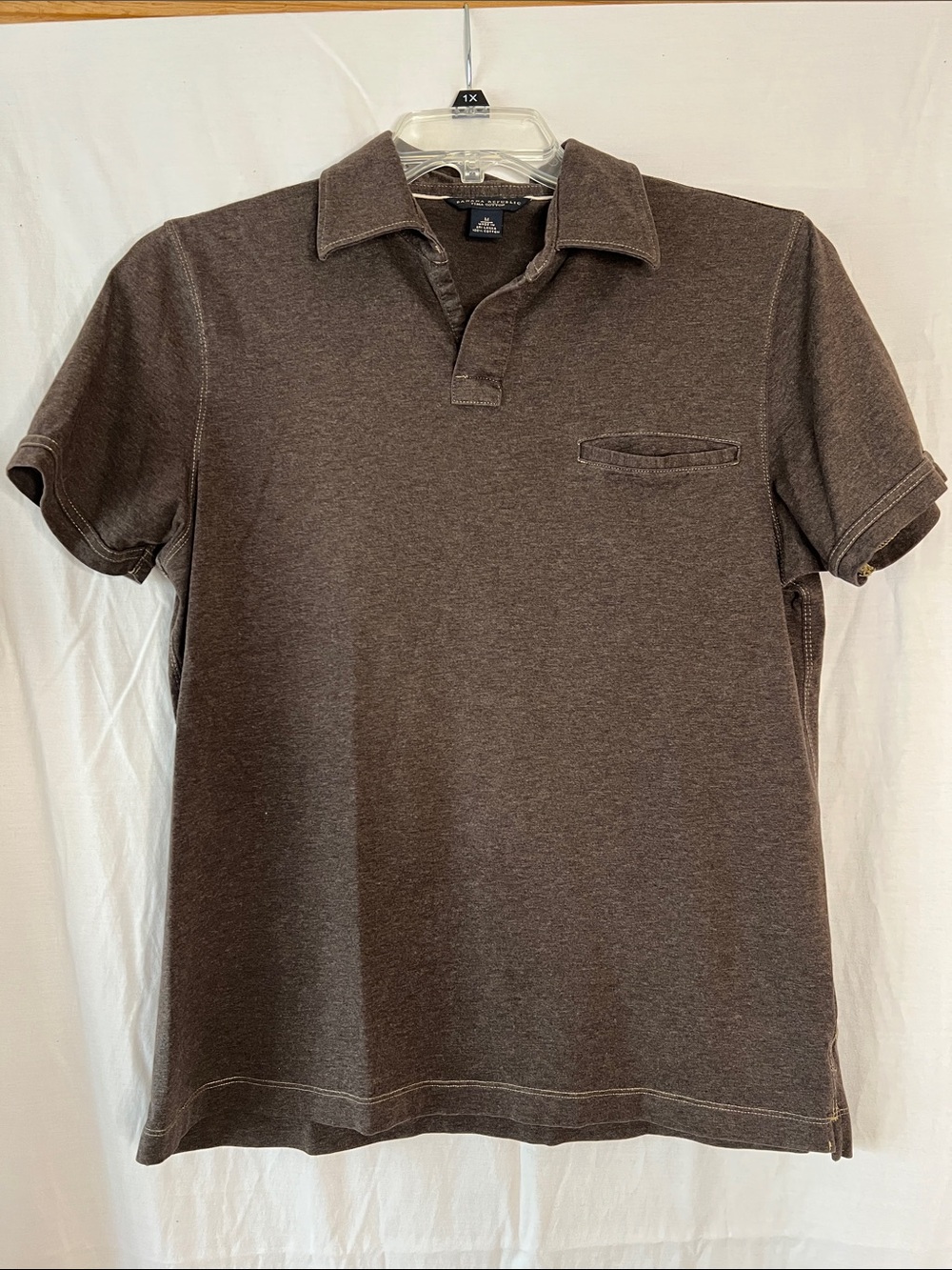 Men's Brown Polo Shirt - Classic Casual Short Sleeve